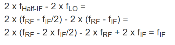 1824.5MHz頻率的無(wú)用信號(hào)造成了169MHz的半中頻雜散成份