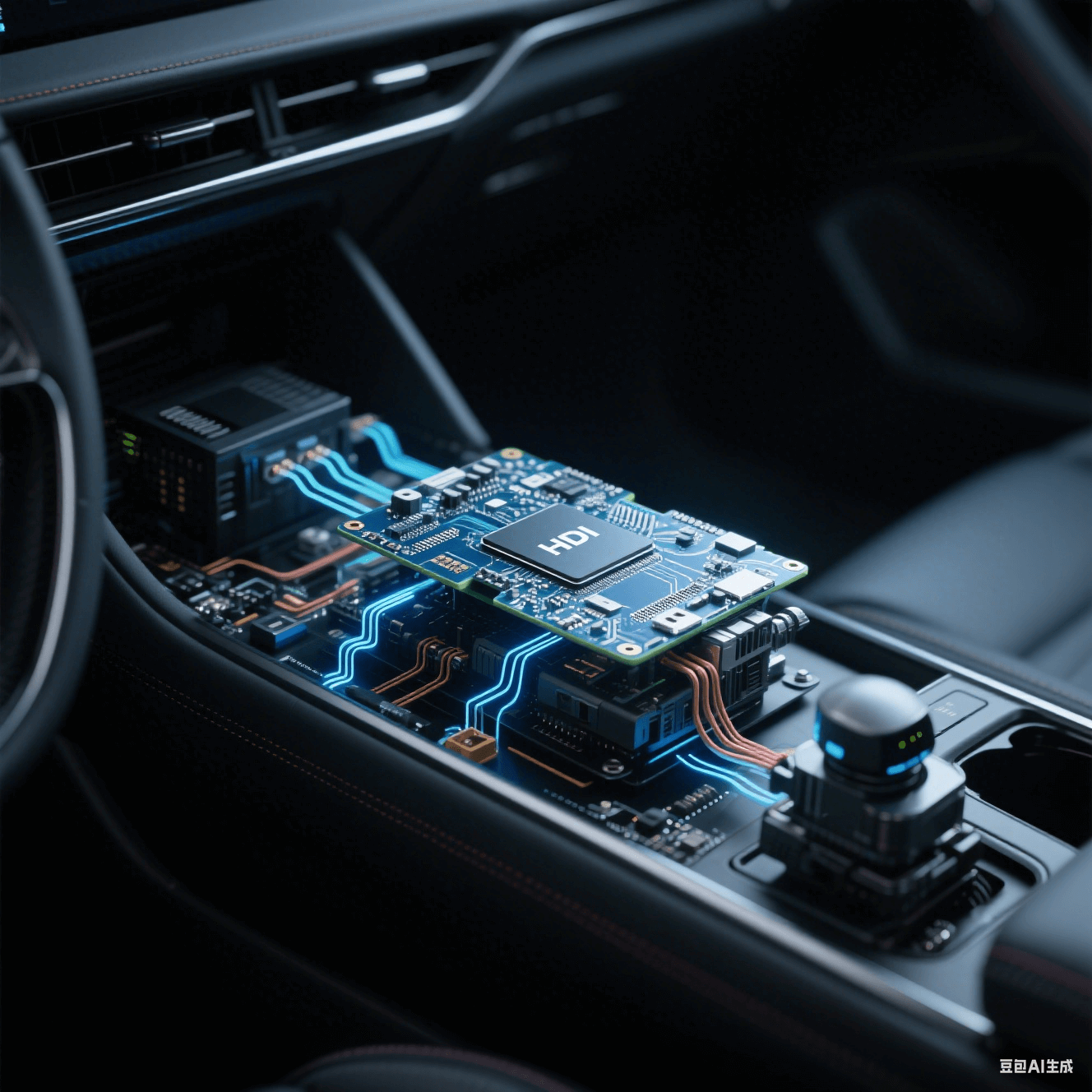 HDI 技術(shù)在汽車電子（ADAS 域控制器、毫米波雷達(dá)）中的應(yīng)用。