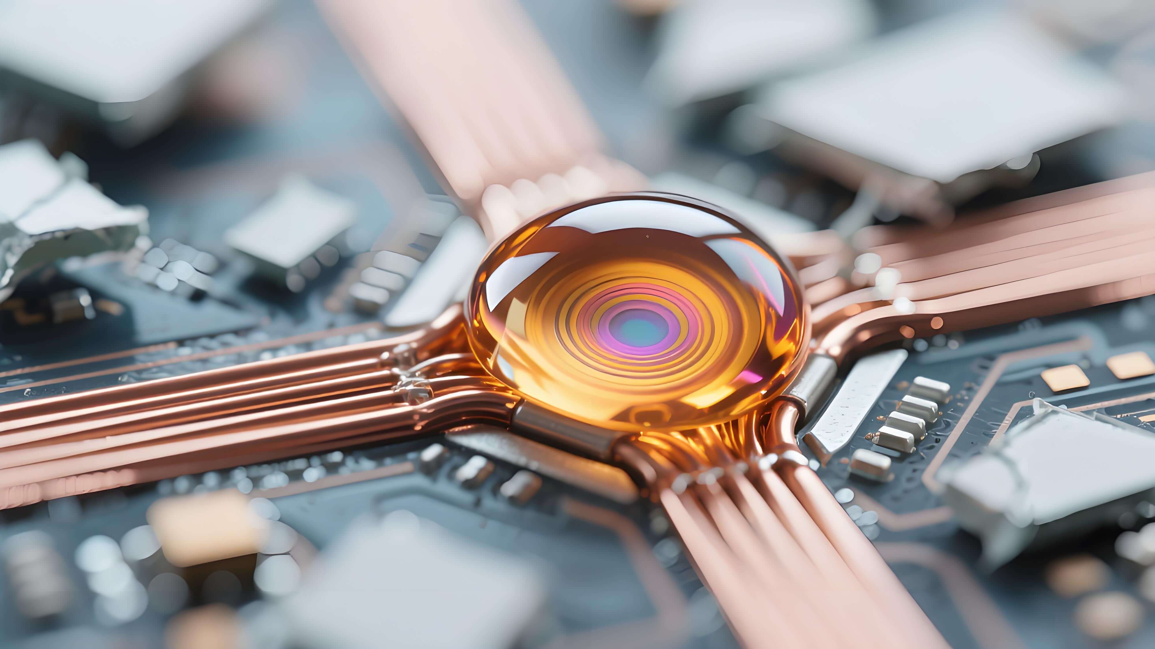 剛撓板彎折區(qū)淚滴形導(dǎo)線過渡抗應(yīng)力設(shè)計(jì)顯微攝影