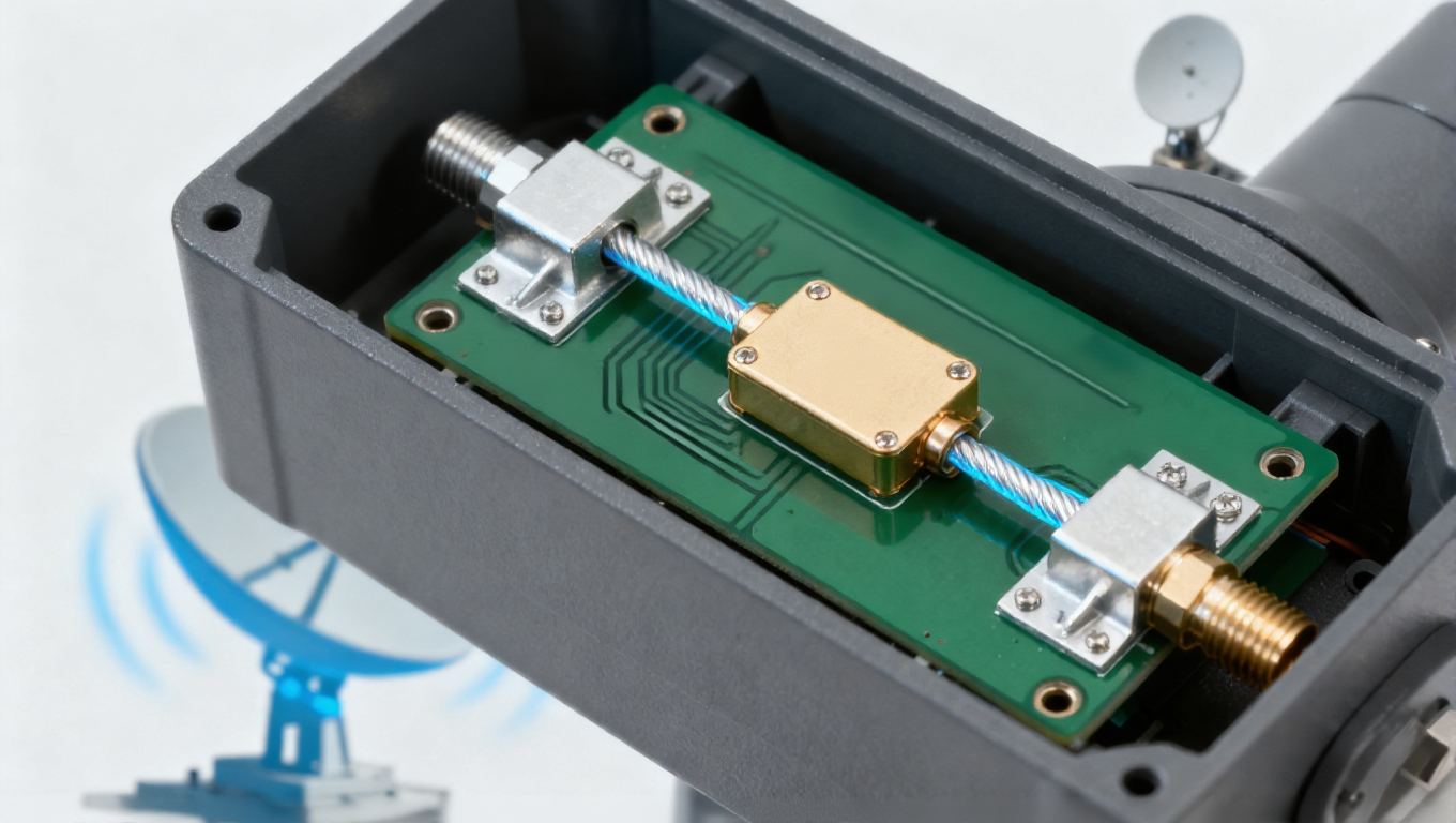 地面站 LNB 高頻板場(chǎng)景，HVLP 銅箔 + 阻抗匹配使插入損耗 0.08dBcm 提升EbN01.2dB