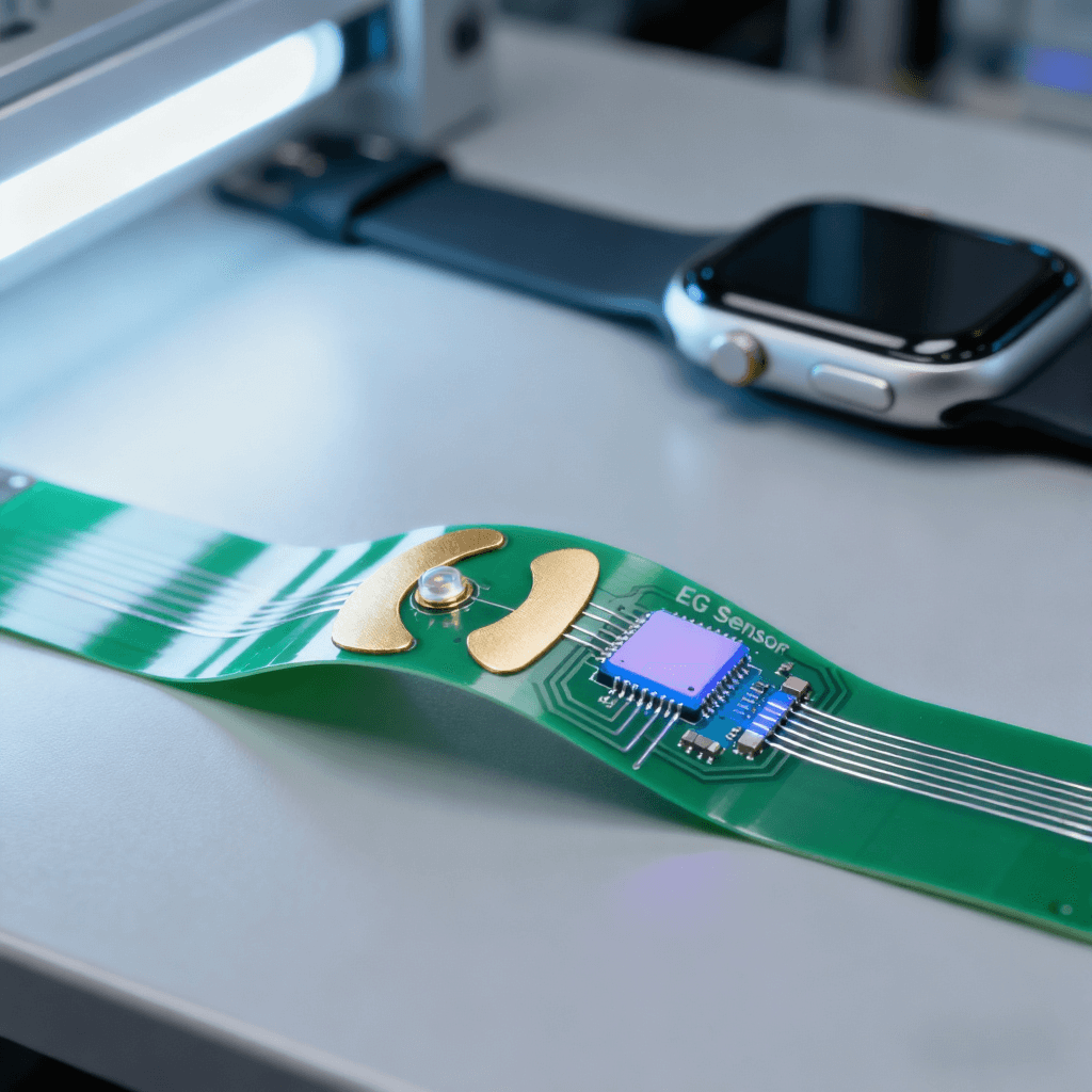 PCB集成健康傳感器場景，柔性聚酰亞胺基材+低功耗MCU實現智能手表健康監(jiān)測
