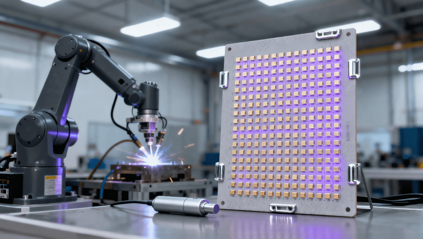 PCB集成力控傳感器場景，陶瓷基板+MEMS壓阻陣列實現±0.5N力控精度抗振動