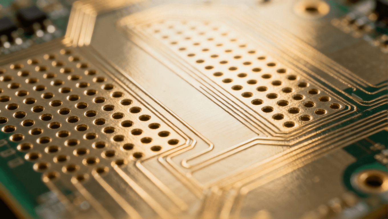 高密度互連板HDI使用脈沖電鍍工藝，展現(xiàn)細(xì)線路與鍍層均勻性
