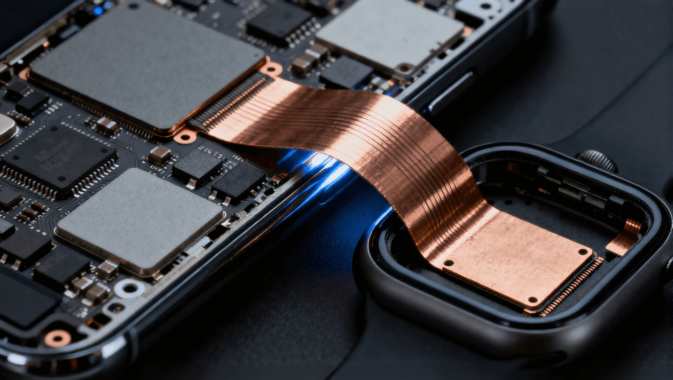 高頻高速覆銅板應(yīng)用于智能手機與智能手表內(nèi)部場景